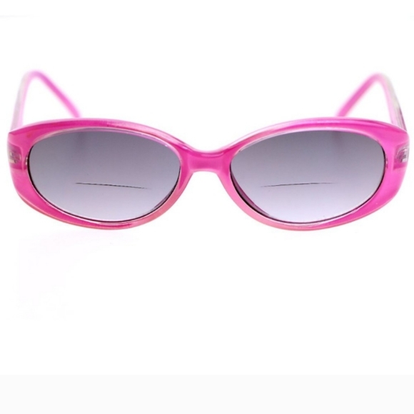 Liz Claiborne Barbiecore oval pink bifocal sunglasses main image 8